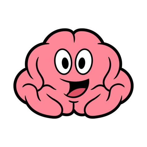 Clip Art Of A Funny Brain Illustrations, Royalty-Free Vector Graphics & Clip Art - iStock