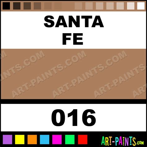 Santa Fe Pearlescent Shimmer Metal and Metallic Paints - 016 - Santa Fe Paint, Santa Fe Color ...