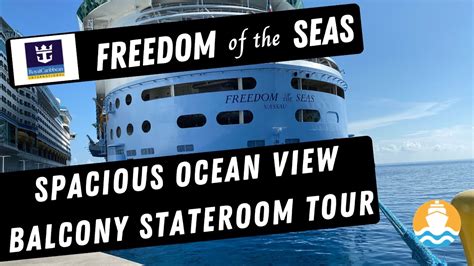 Spacious Ocean View Stateroom with Balcony Tour | Freedom of the Seas | Royal Caribbean - YouTube