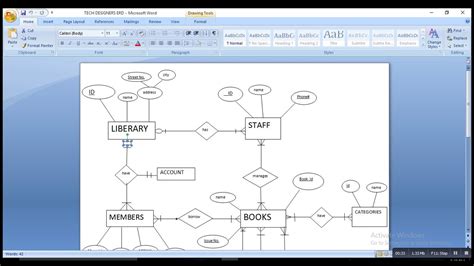 Er Diagram For Library Management System With Explanation ...