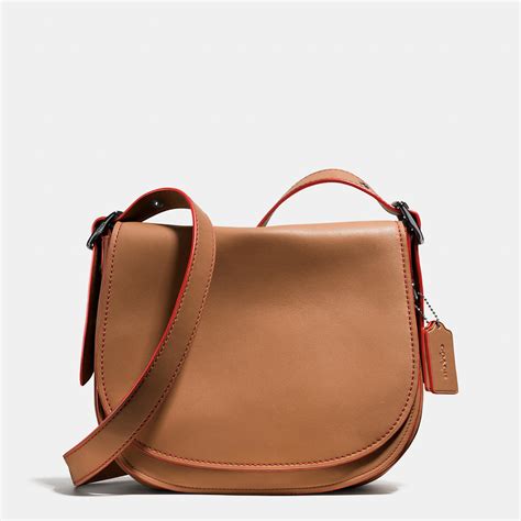 Lyst - COACH Saddle Bag In Glovetanned Leather in Brown