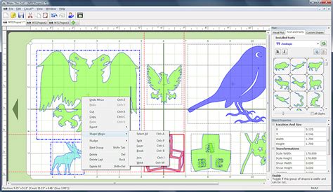 Make The Cut! Software for Cricut allows you to cut shape and Fonts