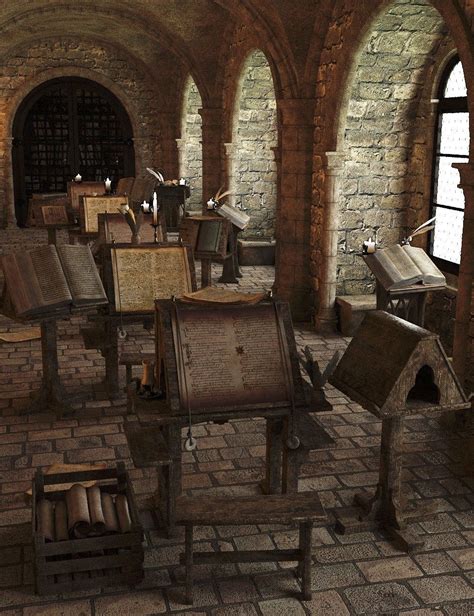 afaerytalelife: “Abbey Scriptorium. ” | Medieval, Medieval life ...