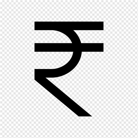 Indian rupee sign Currency symbol, India, angle, company, text png ...