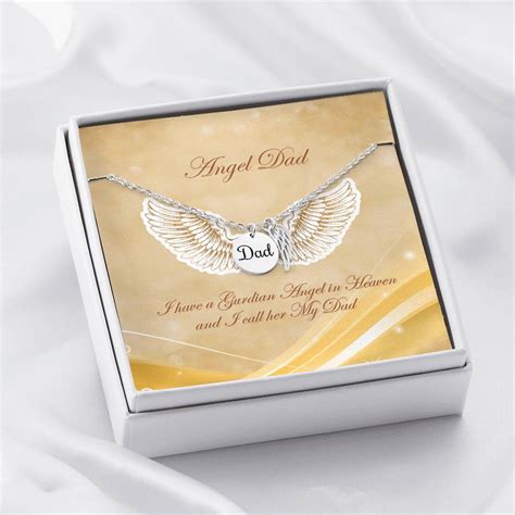 Sympathy Gift Father, In Memory of Dad, Memorial Necklace Dad ...