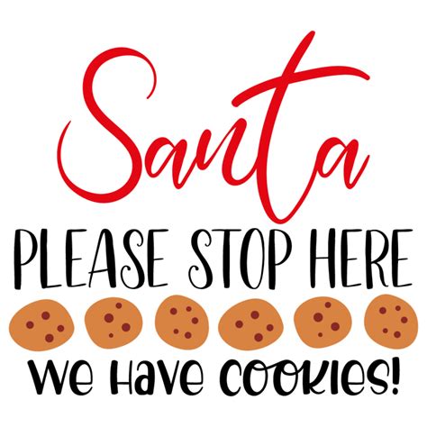 Free SVG Files | SVG, PNG, DXF, EPS | Quote Santa Please Stop Here