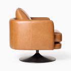 Auburn Leather Swivel Chair | West Elm