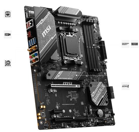 MSI B650 GAMING PLUS WIFI, ATX - AMD Ryzen 7000 - 12+2 Phases, DDR5 ...