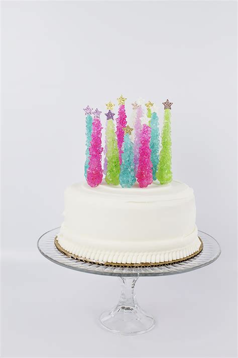 Rock Candy Christmas Tree Cake Topper — Party HarDIY