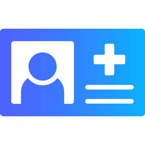 Medical card Generic gradient fill icon