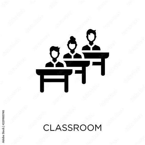 Classroom icon. Classroom symbol design from Education collection. Simple element vector ...