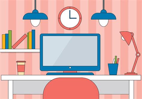 Free Flat Vector Designers Desk Illustration 156103 Vector Art at Vecteezy