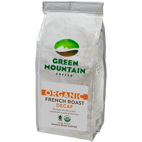 Green Mountain Coffee Organic French Roast Decaf Whole Bean Coffee (10 ...