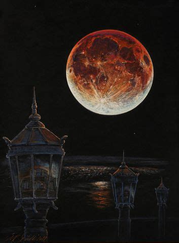 Lunar Eclipse Sketch at PaintingValley.com | Explore collection of ...