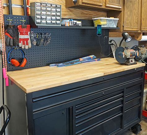 Review: Husky 60″ Mobile Workbench with Sliding Pegboard