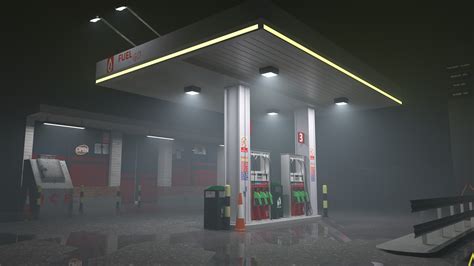 ArtStation - Gas Station