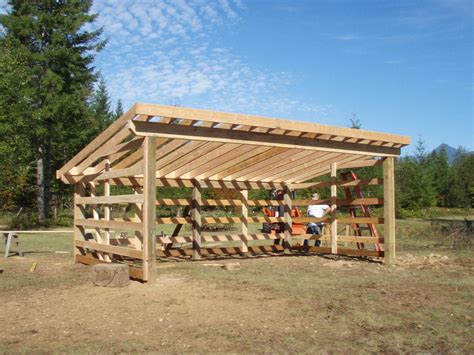 Horse Shed, Horse Barns, Horses, Barn Plans, Shed Plans, Loafing Shed, Horse Shelter, Firewood ...