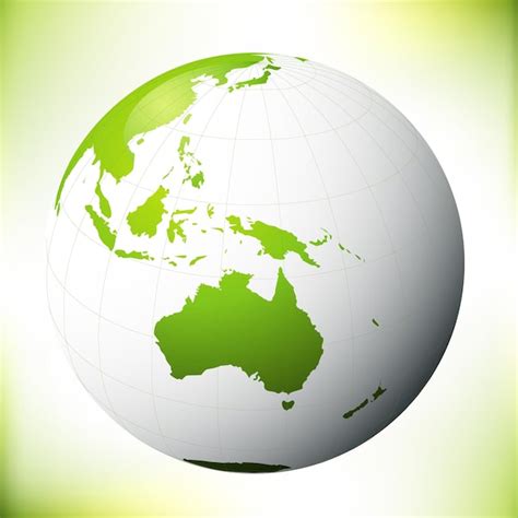 Premium Vector | Vector globes showing earth with all continents