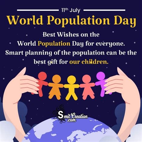 World Population Day Messages, Quotes, Slogans Images - SmitCreation.com