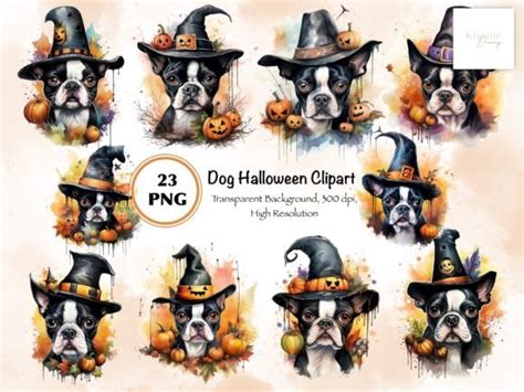 Dog Halloween Clipart Graphic by KissmeDiary · Creative Fabrica