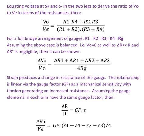 Strain Gauge Equation Derivation - Tessshebaylo