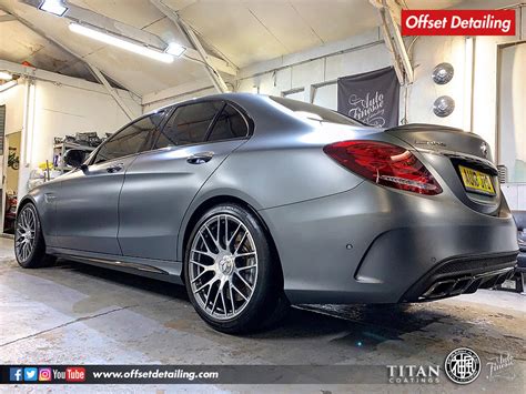 DESIGNO SELENITE GREY MAGNO MERCEDES BENZ C63 SALOON - Offset Detailing