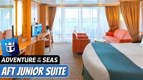 Adventure of the Seas | Aft Facing Junior Suite Full Tour & Review 4K ...