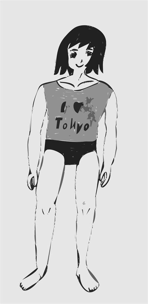 Clipart - Manga Boy Body