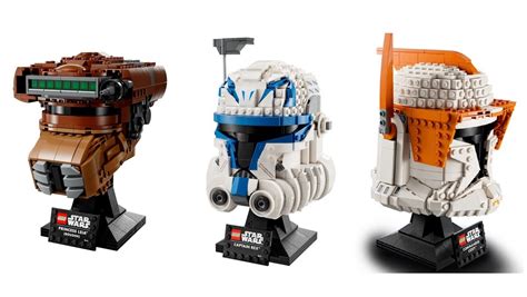 These STAR WARS LEGO Helmets Celebrate CLONE WARS and RETURN OF THE...