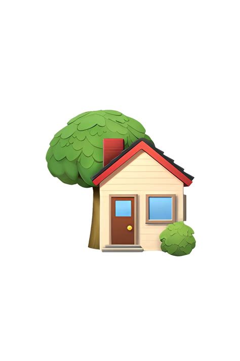 🏡 House With Garden Emoji | House emoji, Good apps for iphone, Emoji