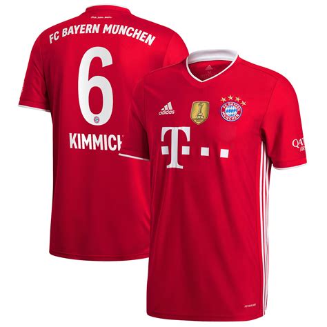 Men's adidas Joshua Kimmich Red Bayern Munich Home FIFA Club World Cup ...