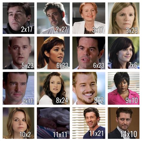 Greys anatomy- mortes mais marcantes | Greys anatomy, Episódios greys ...