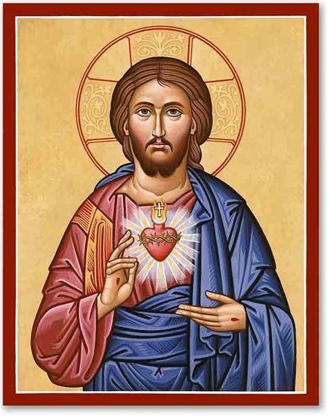 Icons of Christ: Sacred Heart Icon | Monastery Icons