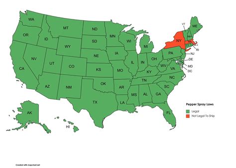 Review of the Pepper Spray Laws in the United States