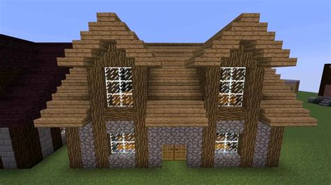 Minecraft House Designs Survival Mode (see description) - YouTube