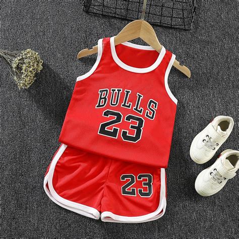 Summer Kids Baby Boys Basketball Clothes Child Boy Sports Outfits ...