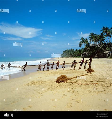 Fishing from Ambalangoda beach in Southern Province - Sri Lanka Stock Photo - Alamy