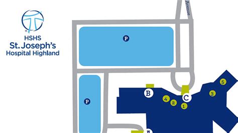 Directions for HSHS St. Joseph's Hospital Highland