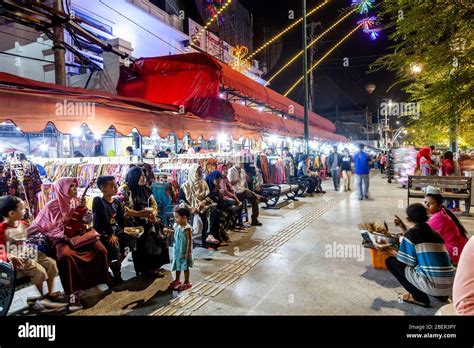 Malioboro Street At Night, Yogyakarta, Java, Indonesia Stock Photo - Alamy