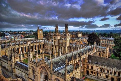 an aerial view of a large building with many spires and towers in the ...