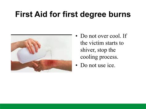 First aid in burns | PPT