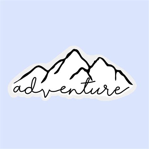 Outdoor Adventure Sticker | Monogram stickers, Stickers, Handmade gifts