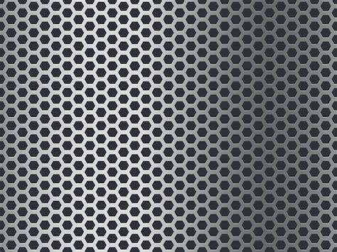 Premium Vector | Metal texture pattern. seamless steel plate, stainless mesh. chrome hexagon ...