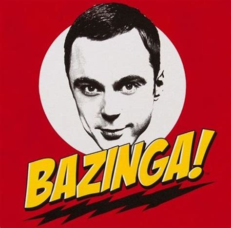 Sheldon cooper bazinga meme | QuotesBae