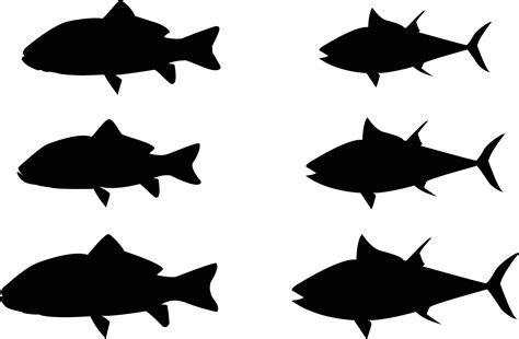 Creative Fish silhouette Vector 17351909 Vector Art at Vecteezy