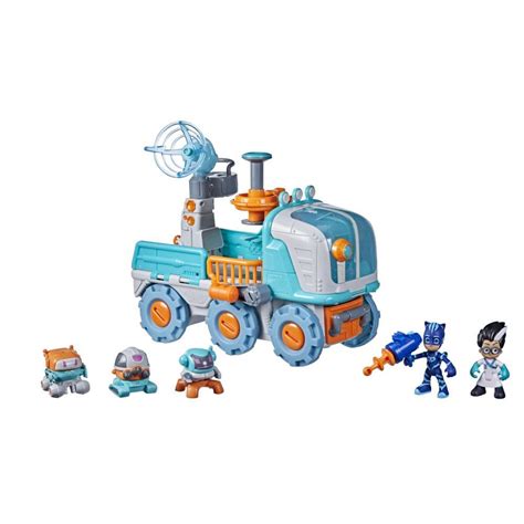 PJ Masks Romeo Bot Builder Preschool Toy, 2-in-1 Romeo Vehicle and Robot Factory Playset for ...