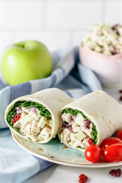 Chicken Salad Wraps {Ritz Carlton Chicken Salad} - Goodie Godmother