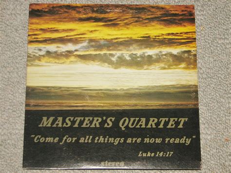 Master's Quartet - Come for All Things Are Now Ready - Vinyl Lp Record - Amazon.com Music