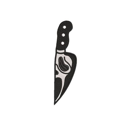 Scream Ghost Knife Halloween Embroidery File Digital Download Pes Jef Dst - Etsy