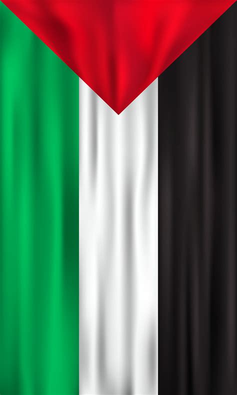 Realistic 3D Palestine flag wallpaper 31701389 Vector Art at Vecteezy